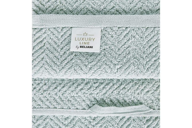 Handduk Mitiaro set om 9 Mintgrön - Mintgrön - Textil & mattor - Badrumstextilier - Handduk