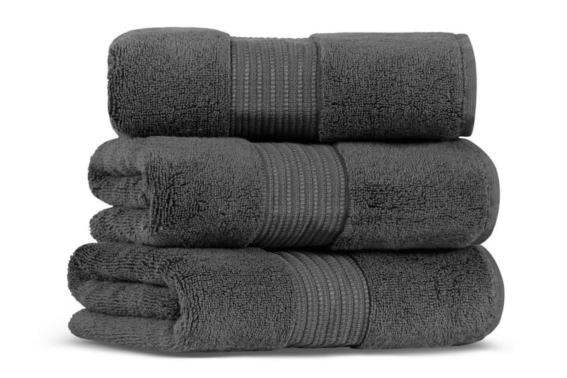 Morghyn Handduk - Antracit - Textil & mattor - Badrumstextilier - Handduk