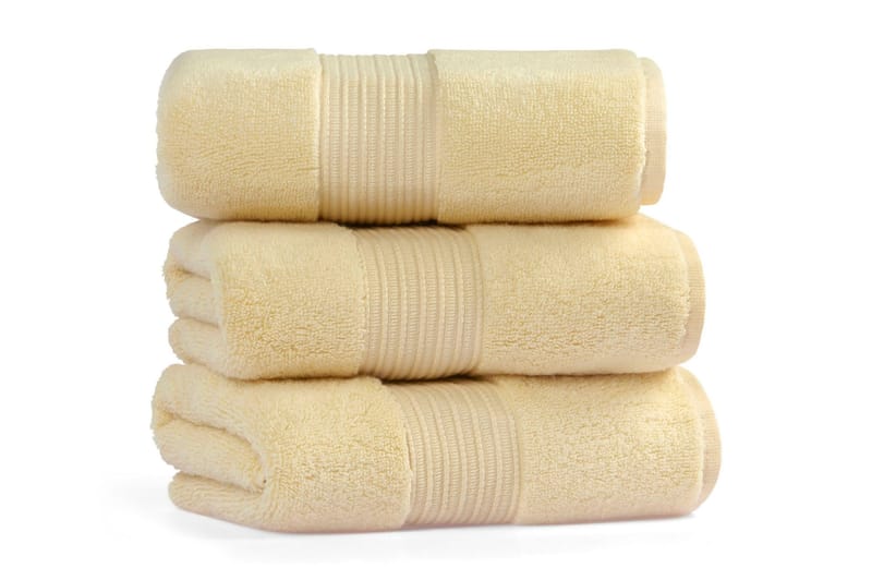 Morghyn Handduk - Gul - Textil & mattor - Badrumstextilier - Handduk