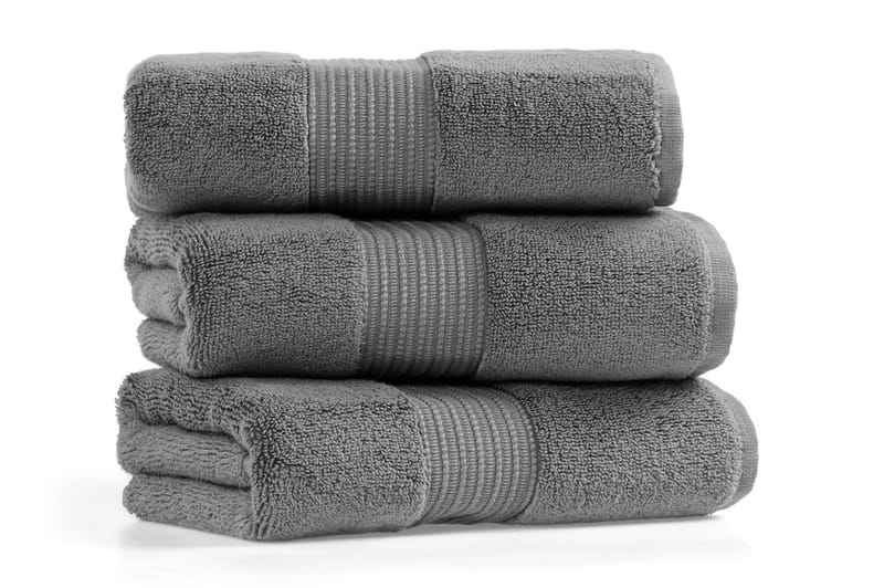 Morghyn Handduk - Mörkgrå - Textil & mattor - Badrumstextilier - Handduk