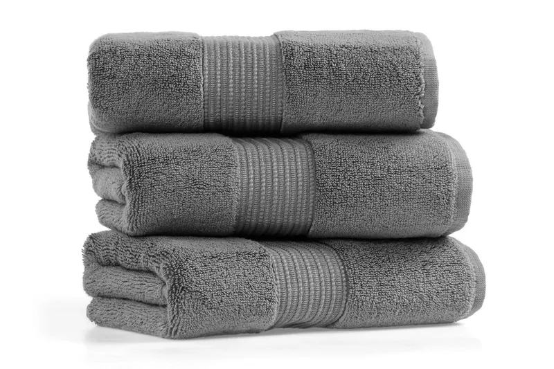 Morghyn Handduk - Mörkgrå - Textil & mattor - Badrumstextilier - Handduk