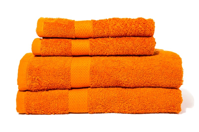 Queen Anne Frotté Handduk - 50x30cm Orange - Textil & mattor - Badrumstextilier - Handduk