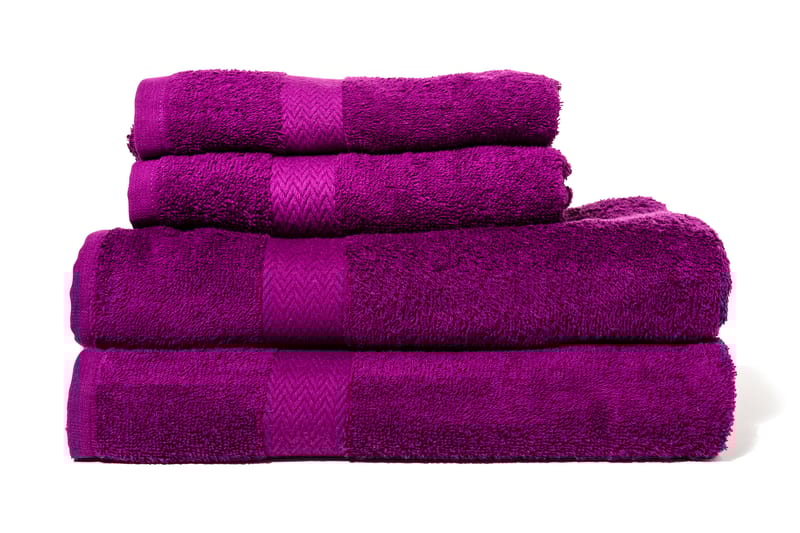 Queen Anne Frotté Handduk - 70x50cm Lila - Textil & mattor - Badrumstextilier - Handduk