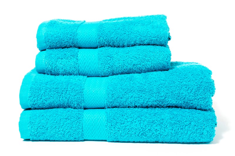 Queen Anne Frotté Handduk - 70x50cm Turkos - Textil & mattor - Badrumstextilier - Handduk