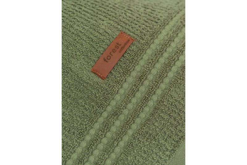 Handduksset (3 delar) Loraford Grön - Grön - Textil & mattor - Badrumstextilier - Handduk