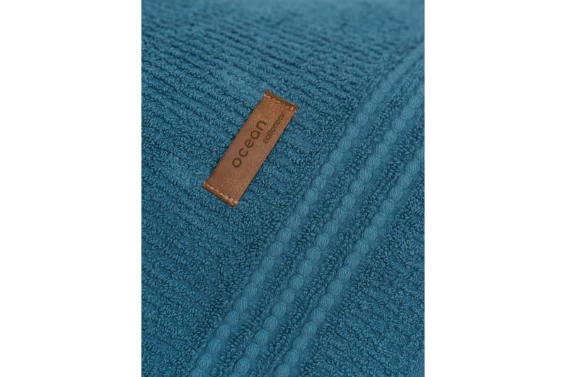 Handduksset (3 delar) Loraford Petrolblå - Petrolblå - Textil & mattor - Badrumstextilier - Handduk