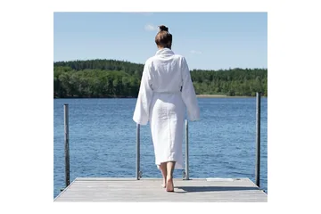 Badrock 360 g, Unisex Vit - Textil & mattor - Badrumstextilier - Morgonrock & badrock