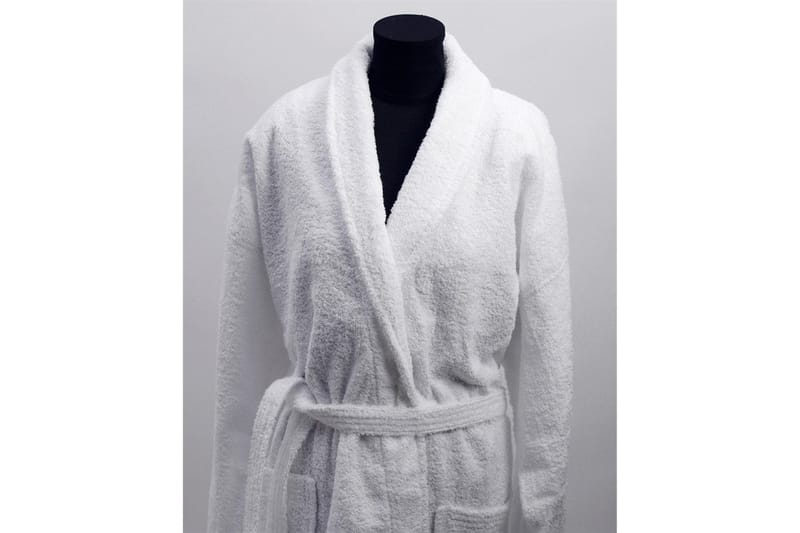 Badrock vit 360g, unisex - Textil & mattor - Badrumstextilier - Morgonrock & badrock
