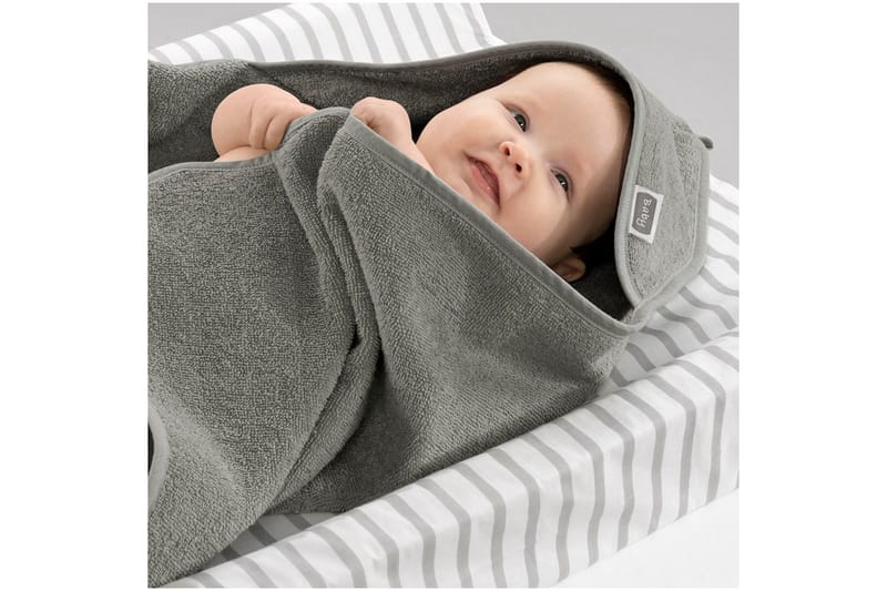 Babycape Basic 75 x 75 cm 2-Pack Grå - Textil & mattor - Barntextilier
