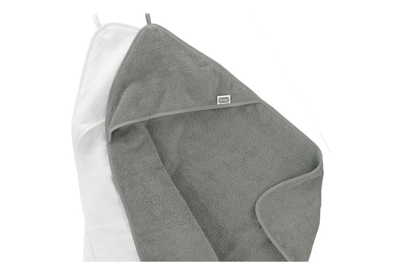 Babycape Basic 75 x 75 cm 2-Pack Grå - Textil & mattor - Barntextilier