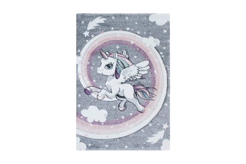 Atlas Matta 120x170 cm Enhörningsmotiv, Flerfärgad