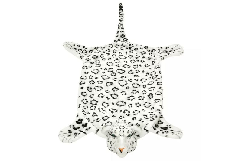 Donall Leopardmatta 139 Plysch - Vit - Textil & mattor - Barntextilier - Barnmatta & lekmatta