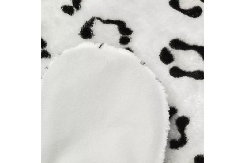 Donall Leopardmatta 139 Plysch - Vit - Textil & mattor - Barntextilier - Barnmatta & lekmatta