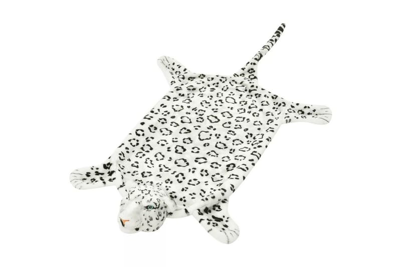 Donall Leopardmatta 139 Plysch - Vit - Textil & mattor - Barntextilier - Barnmatta & lekmatta