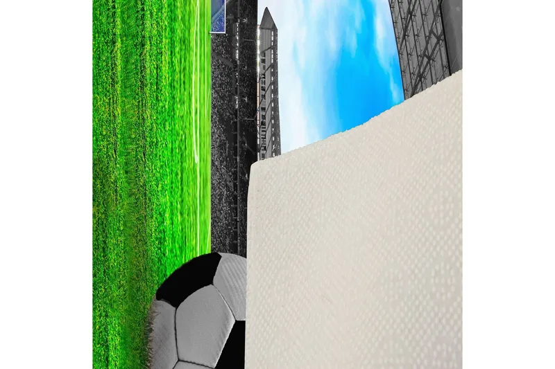 Homefesto Matta 100x200 cm - Multifärgad - Textil & mattor - Mattor - Modern matta - Viskosmatta & konstsilkesmatta