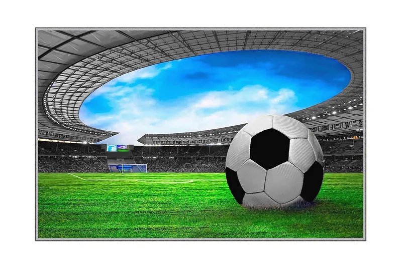 Homefesto Matta 100x200 cm, Multifärgad