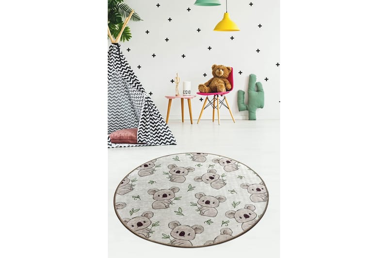 Nejasan Barnmatta Rund 100 cm - Flerfärgad - Textil & mattor - Barntextilier - Barnmatta & lekmatta