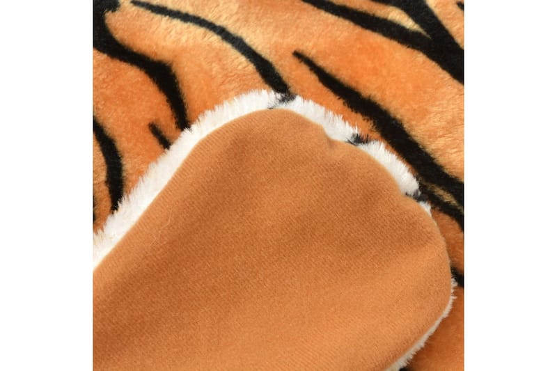 Tigermatta plysch 144 cm brun - Brun - Textil & mattor - Barntextilier - Barnmatta & lekmatta