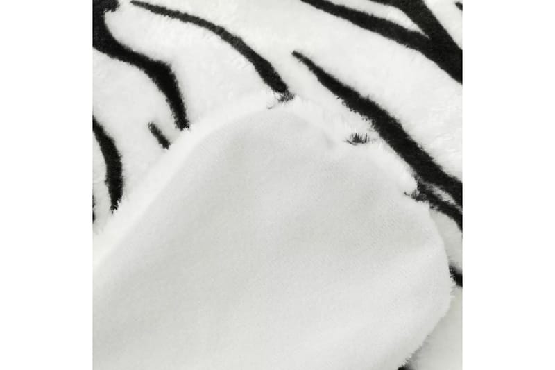 Tigermatta plysch 144 cm vit - Vit - Textil & mattor - Barntextilier - Barnmatta & lekmatta