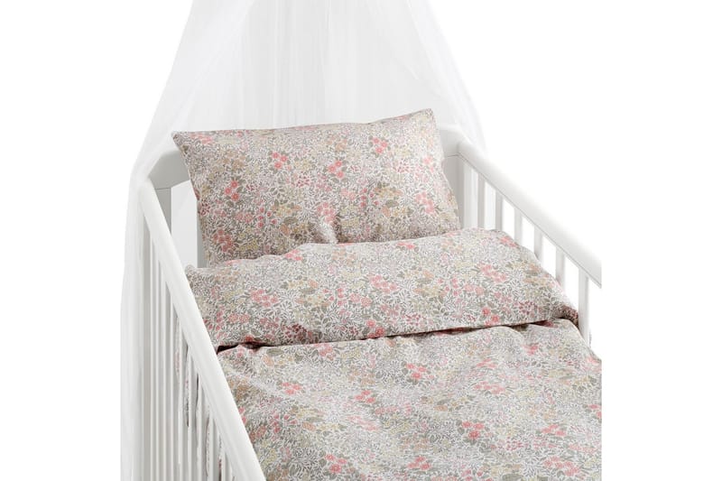 Påslakanset till Spjälsäng 2-Dels Floret Sand - Brun - Textil & mattor - Barntextilier - Barnsängkläder - Bäddset barn