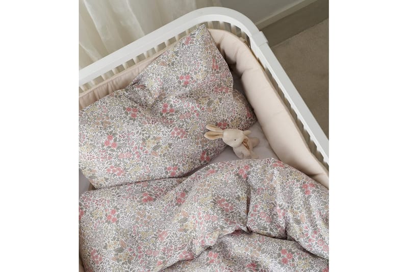 Påslakanset till Spjälsäng 2-Dels Floret Sand - Brun - Textil & mattor - Barntextilier - Barnsängkläder - Bäddset barn