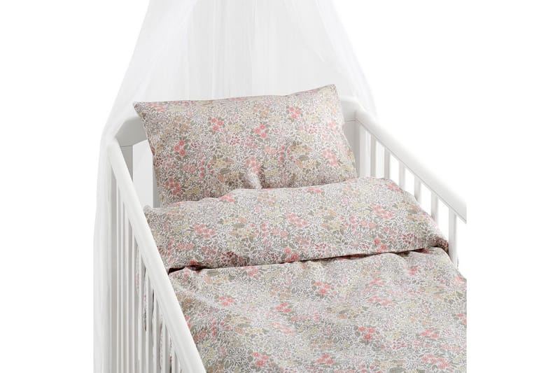 Påslakanset till Spjälsäng 2-Dels Floret Sand - Brun - Textil & mattor - Sängkläder - Täcke