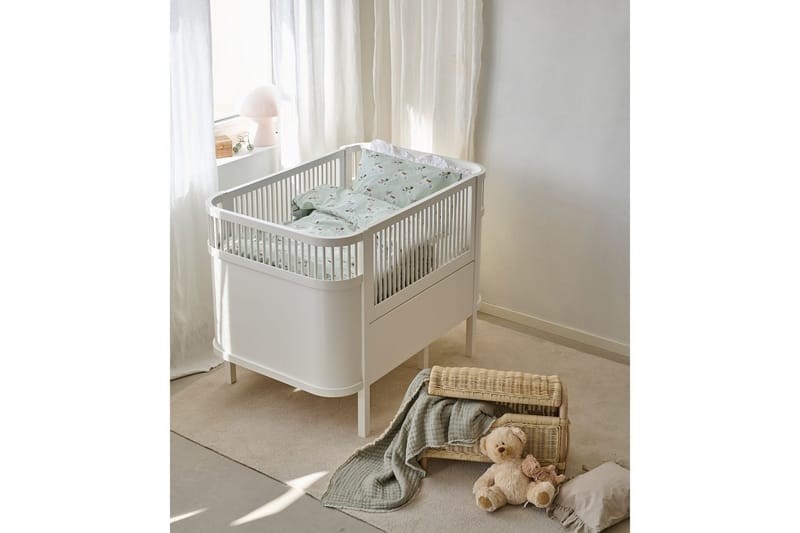 Påslakanset till Spjälsäng 2-Dels Plingeling Grön - Grön - Textil & mattor - Barntextilier - Barnsängkläder - Bäddset barn