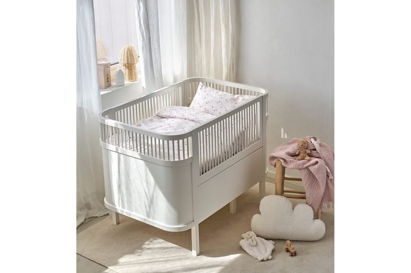 Påslakanset till Spjälsäng 2-Dels Päron Rosa - Rosa - Textil & mattor - Barntextilier - Barnsängkläder - Bäddset barn