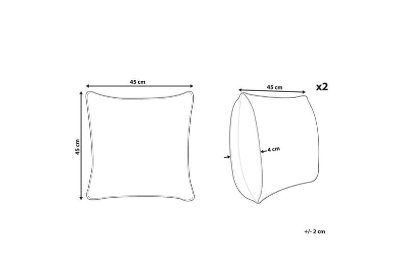 Prydnadskuddar Rainstar set om 2 - Textil & mattor - Barntextilier - Barnsängkläder - Barnkuddar