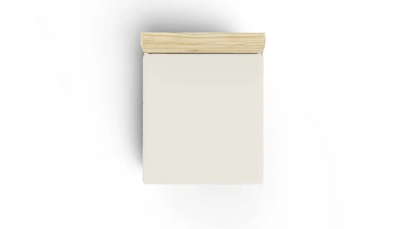 Cream Dra-på-lakan 140x200cm, Kräm