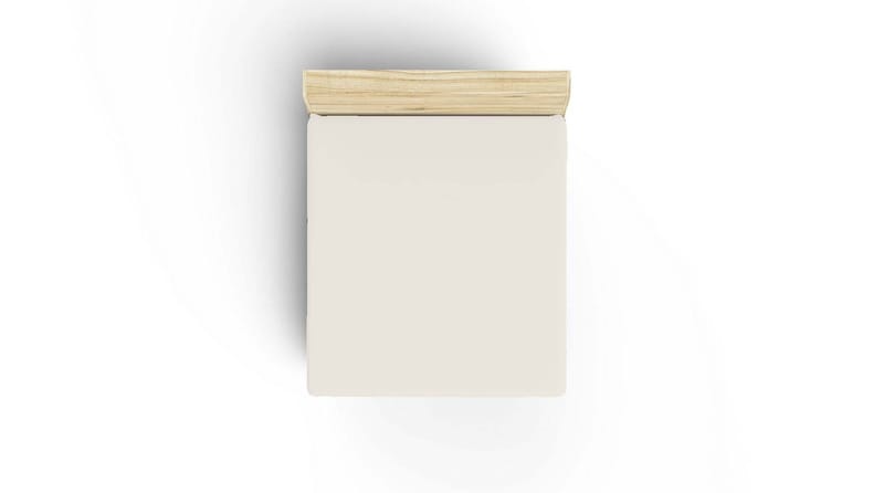 Cream Dra-på-lakan 140x190cm, Kräm