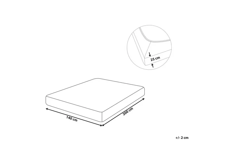 Dra-på-lakan Hofuf Svart, 140x200 cm - Svart, 140x200 cm - Textil & mattor - Sängkläder - Lakan - Dra på lakan