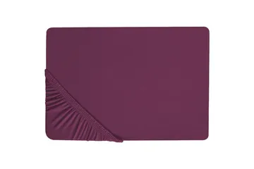 Dra-på-lakan Janbu Vinröd, 200x200 cm