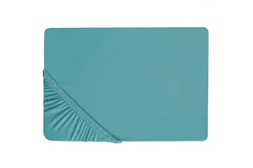 Dra-på-lakan Hofuf Turkos, 140x200 cm