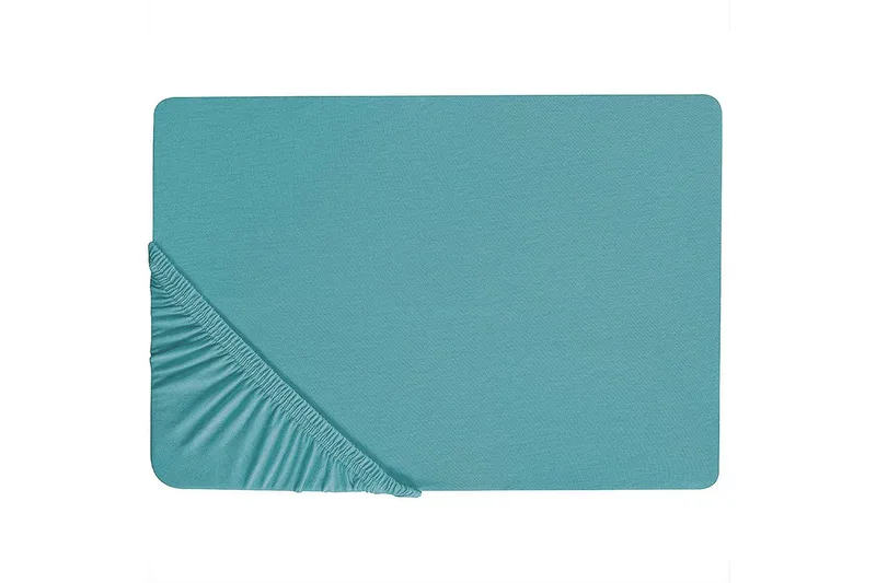 Dra-på-lakan Hofuf Turkos, 140x200 cm - Turkos, 140x200 cm - Textil & mattor - Sängkläder - Lakan - Dra på lakan