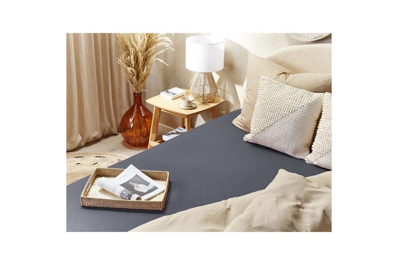 Dra-på-lakan Janbu Mörkgrå, 200x200 cm - Mörkgrå, 200x200 cm - Textil & mattor - Sängkläder - Lakan - Dra på lakan
