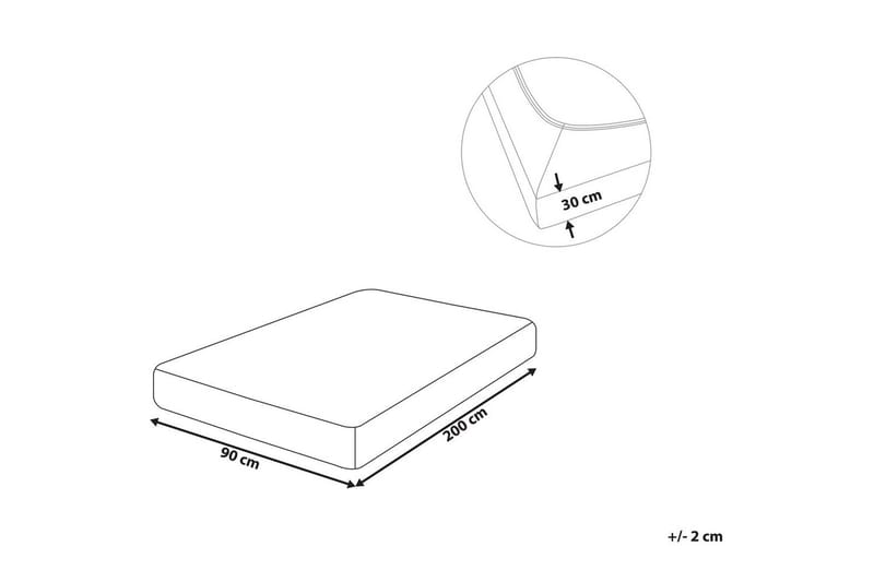 Dra-på-lakan Janbu Vit, 90x200 cm - Vit, 90x200 cm - Textil & mattor - Sängkläder - Lakan - Dra på lakan