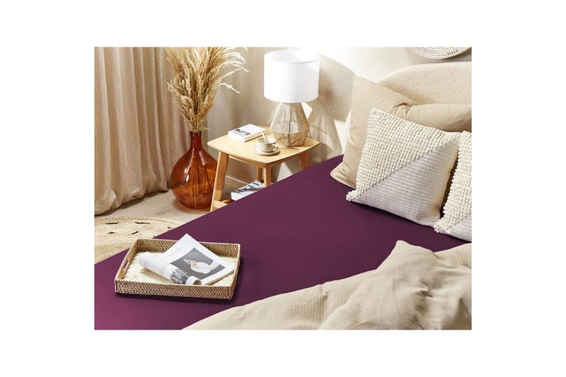 Dra-på-lakan Janbu Vinröd, 90x200 cm - Vinröd, 90x200 cm - Textil & mattor - Barntextilier - Barnsängkläder - Spjälsäng sängkläder - Lakan spjälsäng