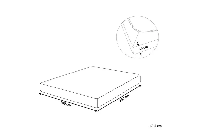 Dra-på-lakan Janbu Sandbeige, 180x200 cm - Sandbeige, 180x200 cm - Textil & mattor - Sängkläder - Lakan - Dra på lakan