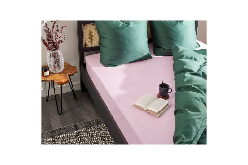 Dra-på-lakan Janbu Pastellrosa, 200x200 cm - Pastellrosa, 200x200 cm - Textil & mattor - Sängkläder - Lakan - Dra på lakan