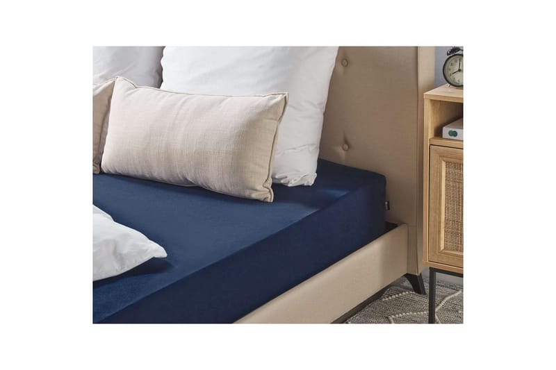Dra-på-lakan Hofuf Blå, 160x200 cm - Blå, 160x200 cm - Textil & mattor - Sängkläder - Lakan - Dra på lakan