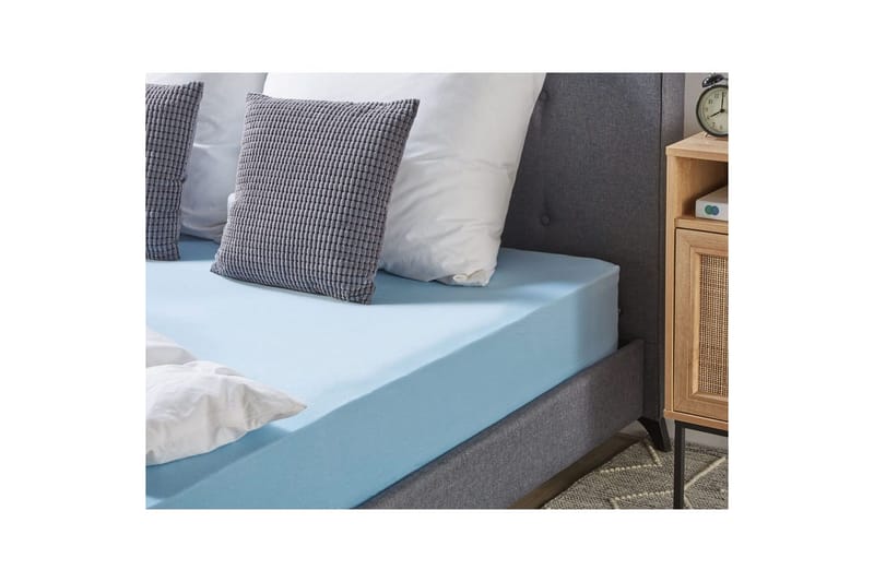 Dra-på-lakan Hofuf Ljusblå, 160x200 cm - Ljusblå, 160x200 cm - Textil & mattor - Sängkläder - Lakan - Dra på lakan
