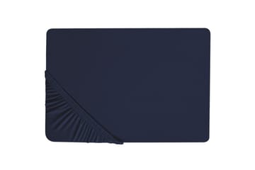 Dra-på-lakan Hofuf Marinblå, 90x200 cm