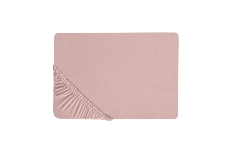 Dra-på-lakan Hofuf Rosa, 160x200 cm - Rosa, 160x200 cm - Textil & mattor - Sängkläder - Lakan - Dra på lakan