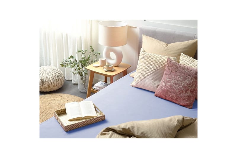 Dra-på-lakan Janbu Ljusblå, 200x200 cm - Ljusblå, 200x200 cm - Textil & mattor - Sängkläder - Lakan - Dra på lakan