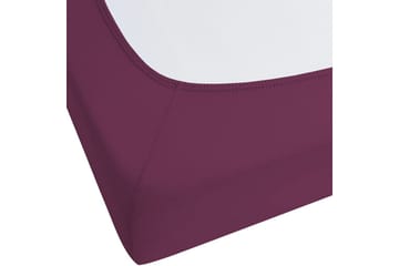 Dra-på-lakan Janbu Vinröd, 90x200 cm - Vinröd, 90x200 cm - Textil & mattor - Barntextilier - Barnsängkläder - Spjälsäng sängkläder - Lakan spjälsäng
