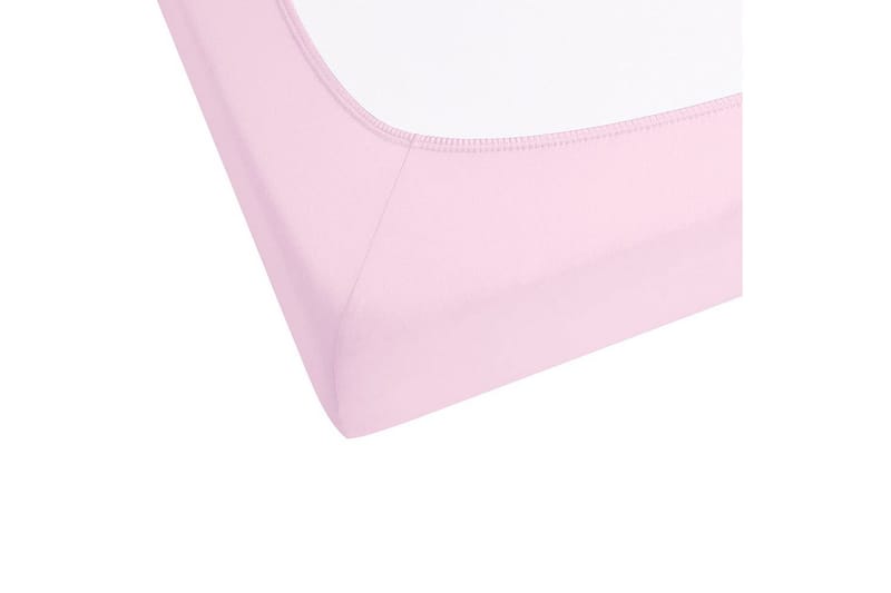 Dra-på-lakan Janbu Pastellrosa, 200x200 cm - Pastellrosa, 200x200 cm - Textil & mattor - Sängkläder - Lakan - Dra på lakan