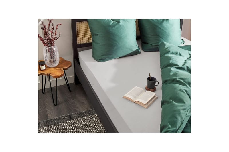 Dra-på-lakan Janbu Ljusgrå, 200x200 cm - Ljusgrå, 200x200 cm - Textil & mattor - Sängkläder - Lakan - Dra på lakan