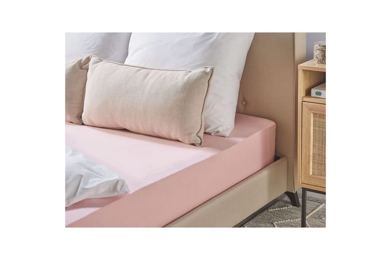 Dra-på-lakan Hofuf Rosa, 140x200 cm - Rosa, 140x200 cm - Textil & mattor - Sängkläder - Lakan - Dra på lakan