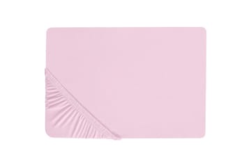 Dra-på-lakan Janbu Pastellrosa, 200x200 cm